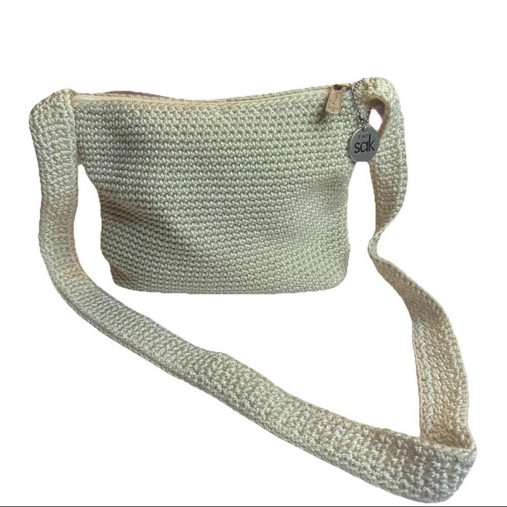 The Sak Ivory Crochet Crossbody Bag